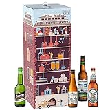 Bier-Adventskalender, Edition Brauturm mit 24 x 0,33 L Flaschen deutsche Bierspezialitäten von Privatbrauereien, mit neuer Bestückung 2022, für alle bierbegeisterten Männer und Frauen zur Vorweihnachtszeit