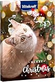 Vitakraft Adventskalender 2022 für Katzen – Leckerli ohne Farb- und Konservierungsstoffe – liebevoll zusammengestellte Auswahl leckerer Snacks (1x 363g)