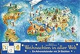 Weihnachten in aller Welt: Adventskalender mit 24 Büchern (Adventskalender mit Geschichten für Kinder: Mit 24 Mini-Büchern)